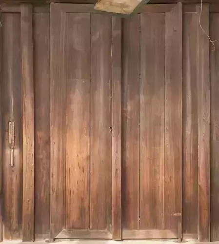 Lowpoly balcony door