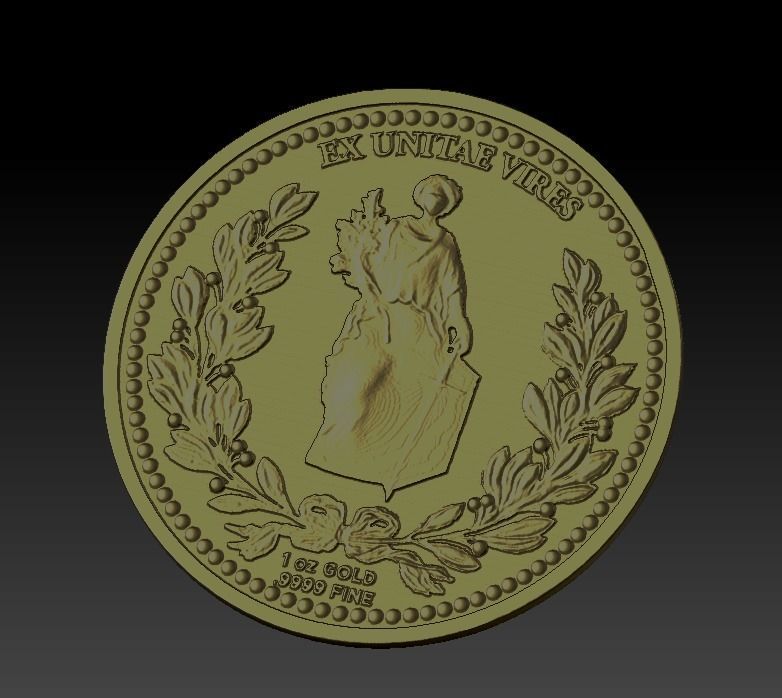 johnwick continental coin 3d printing model babayaga  3D print model_1