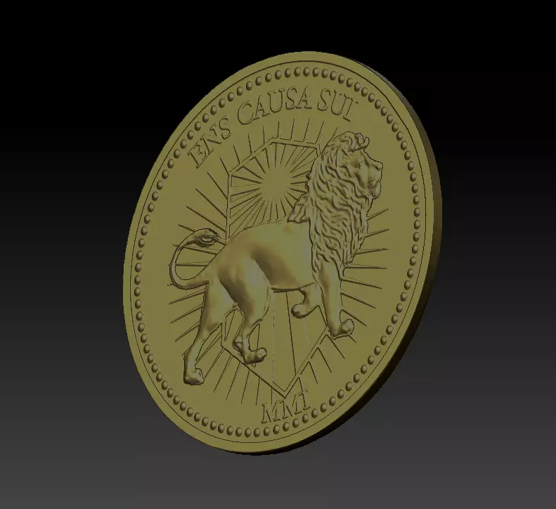 johnwick continental coin 3d printing model babayaga  3D print model_0