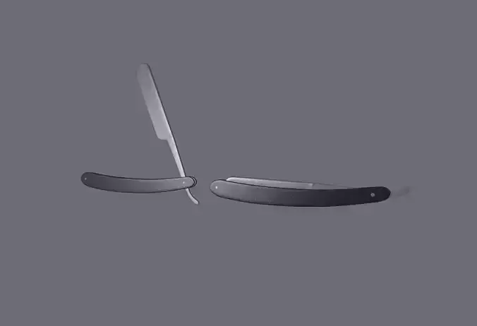 Straight Razor 3D model