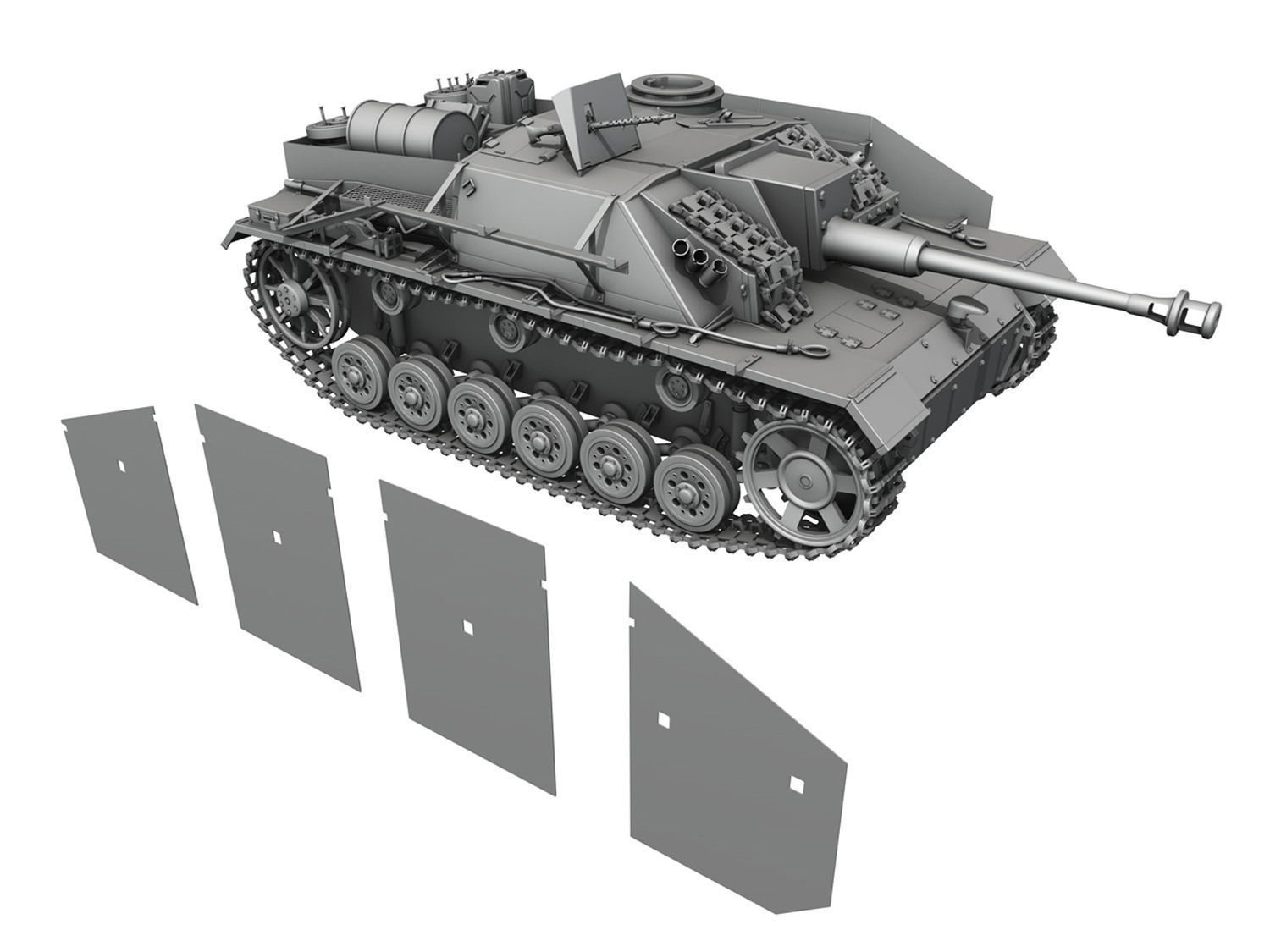 StuG III - Ausfuerung G - Early Production  3D model_11