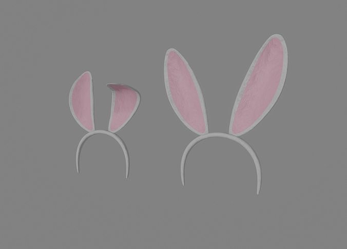 Bunny Hairband 3D model