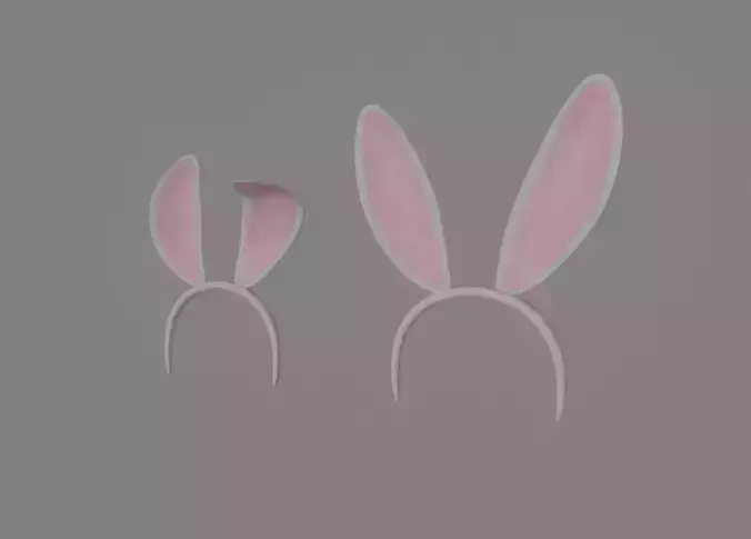 Bunny Hairband 3D model