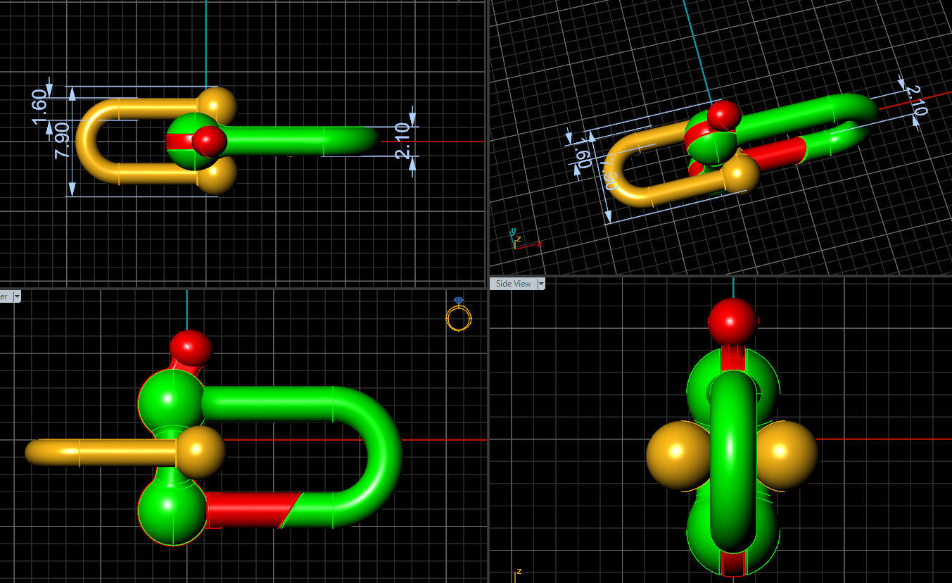 Link Bracelet 2 3D print model_4