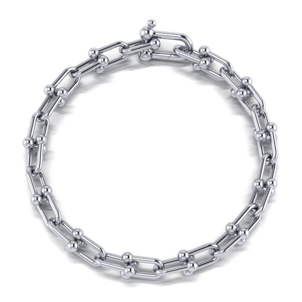Link Bracelet 2 3D print model_2