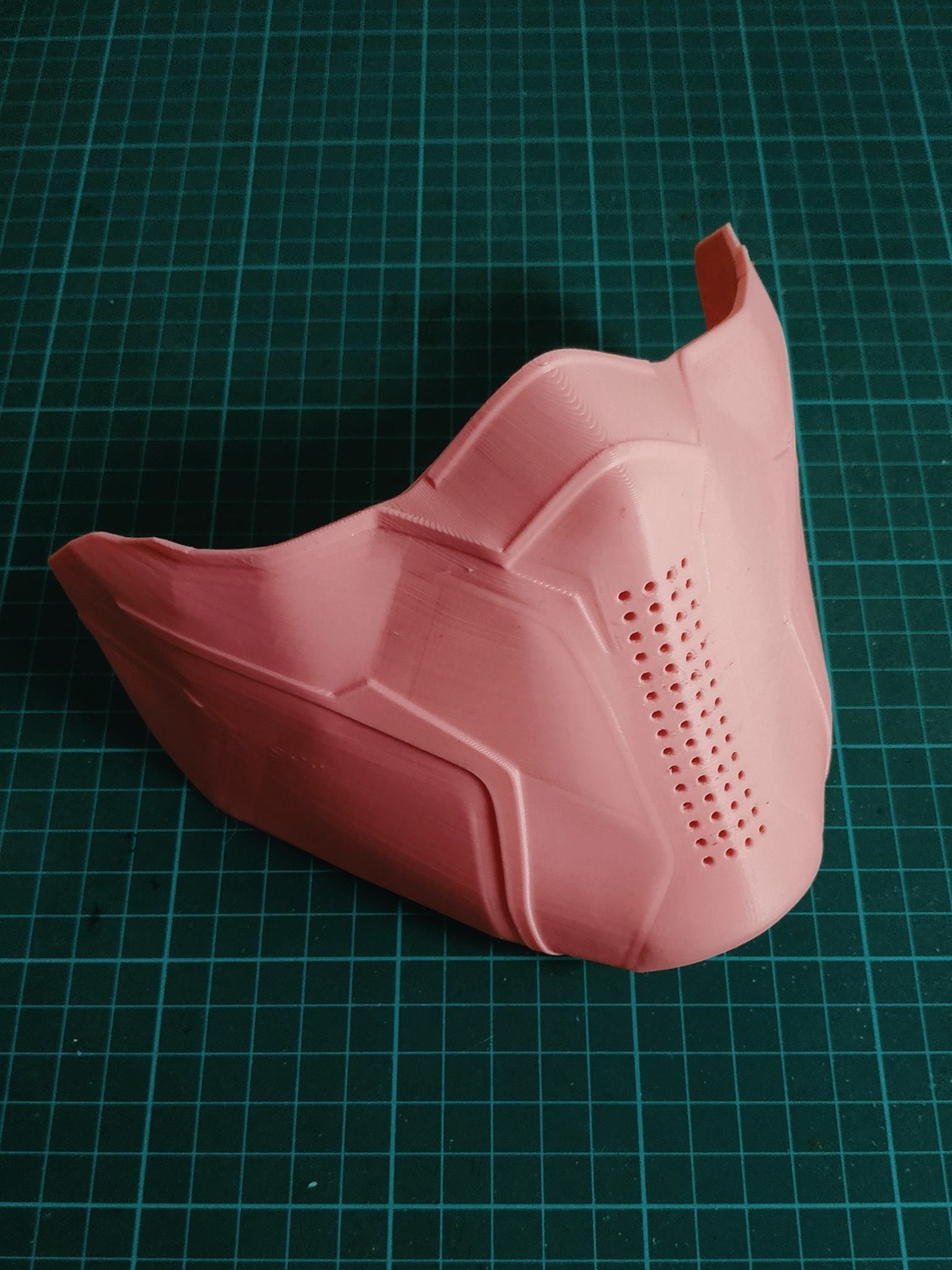 Black Panther Face Mask Cover 3D print model_4
