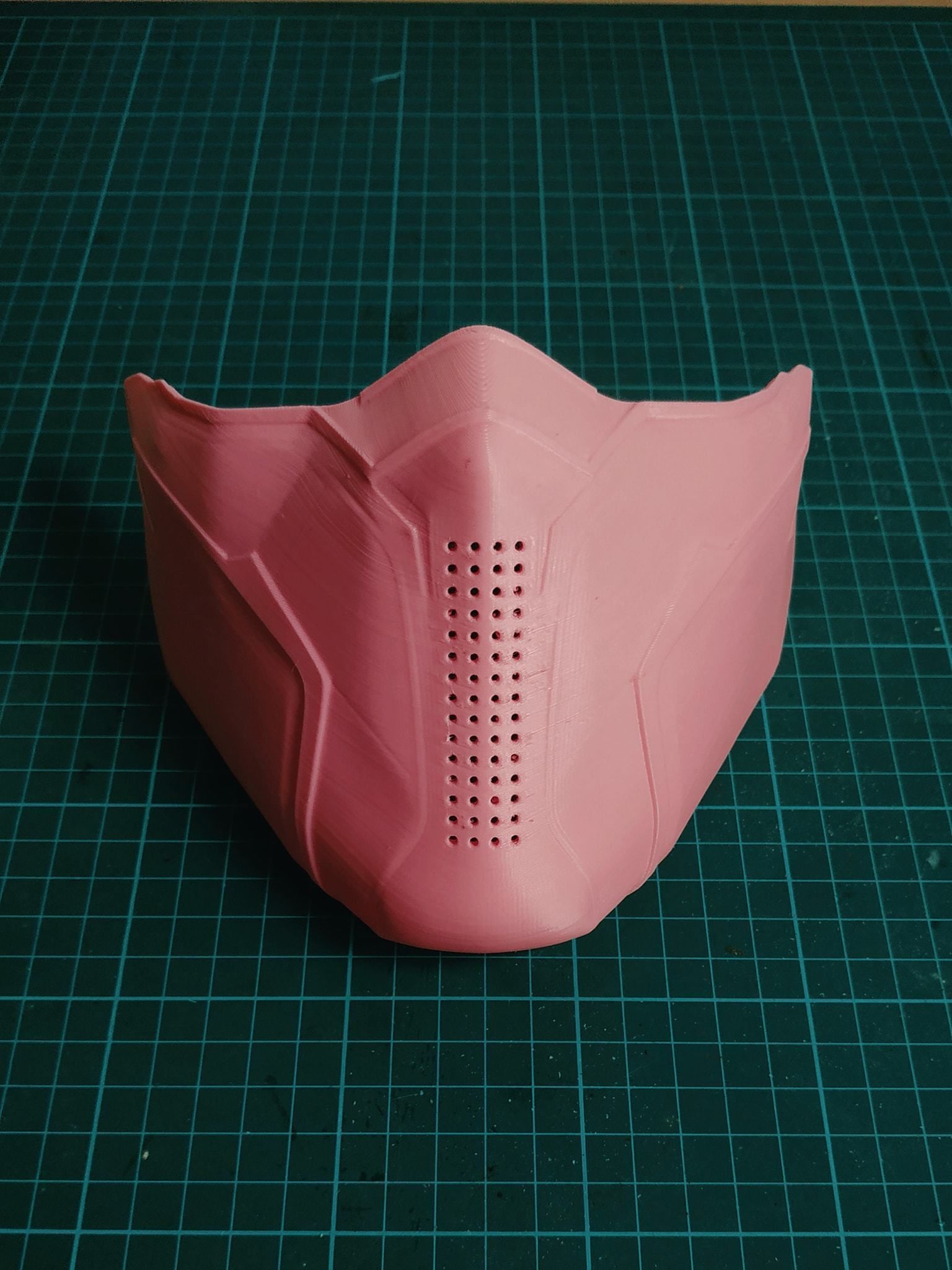 Black Panther Face Mask Cover 3D print model_3
