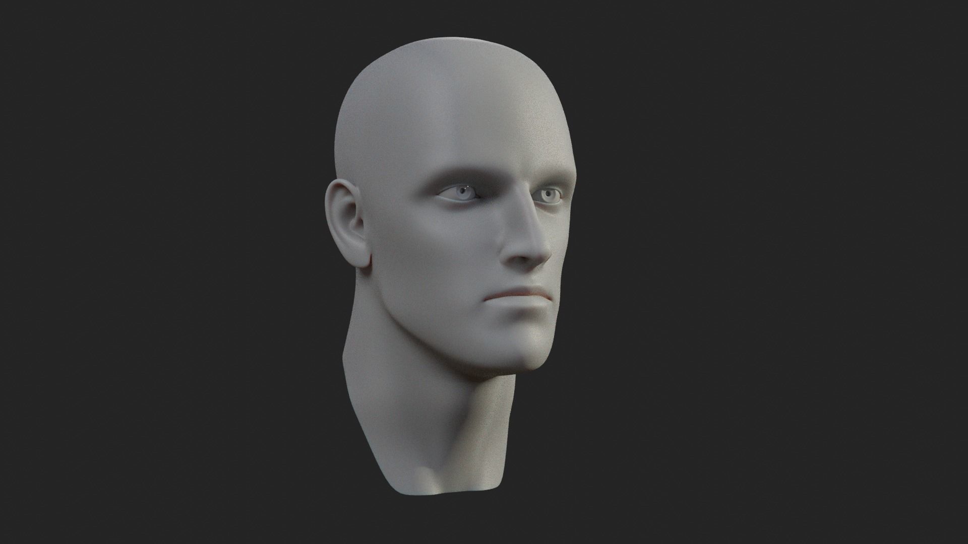 Male Head 3D model | CGTrader