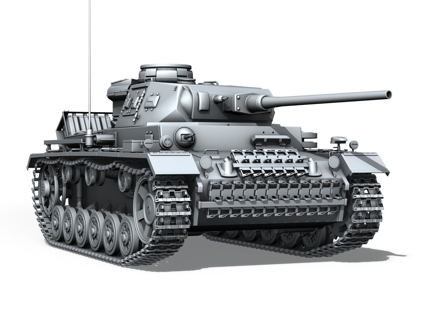 PzKpfw III - Ausf J - Mid Production 3D model_7