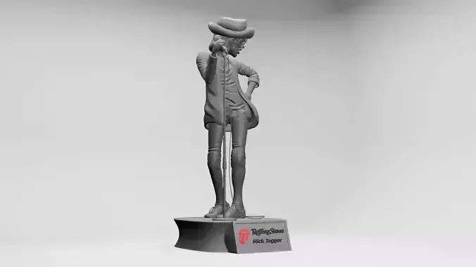 MICK JAGGER 3d ptinting