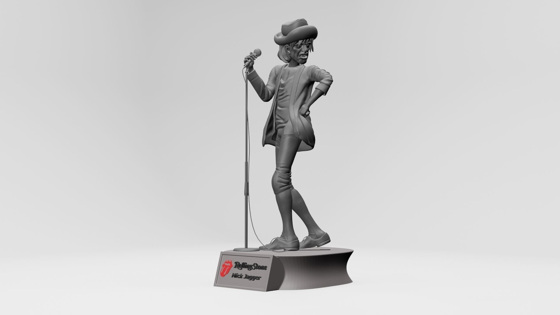 MICK JAGGER 3d ptinting 3D print model_1