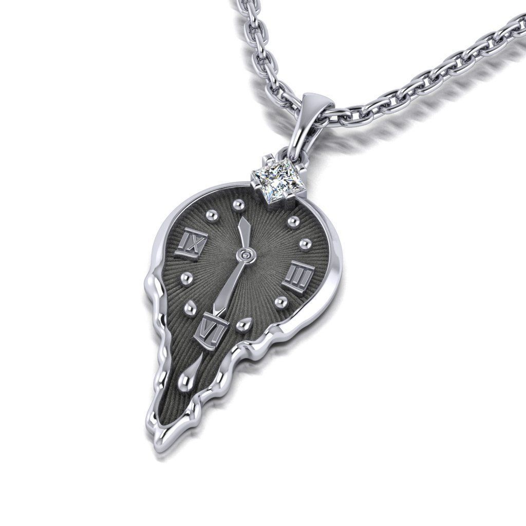 Pendant Soft watch 3D print model_1