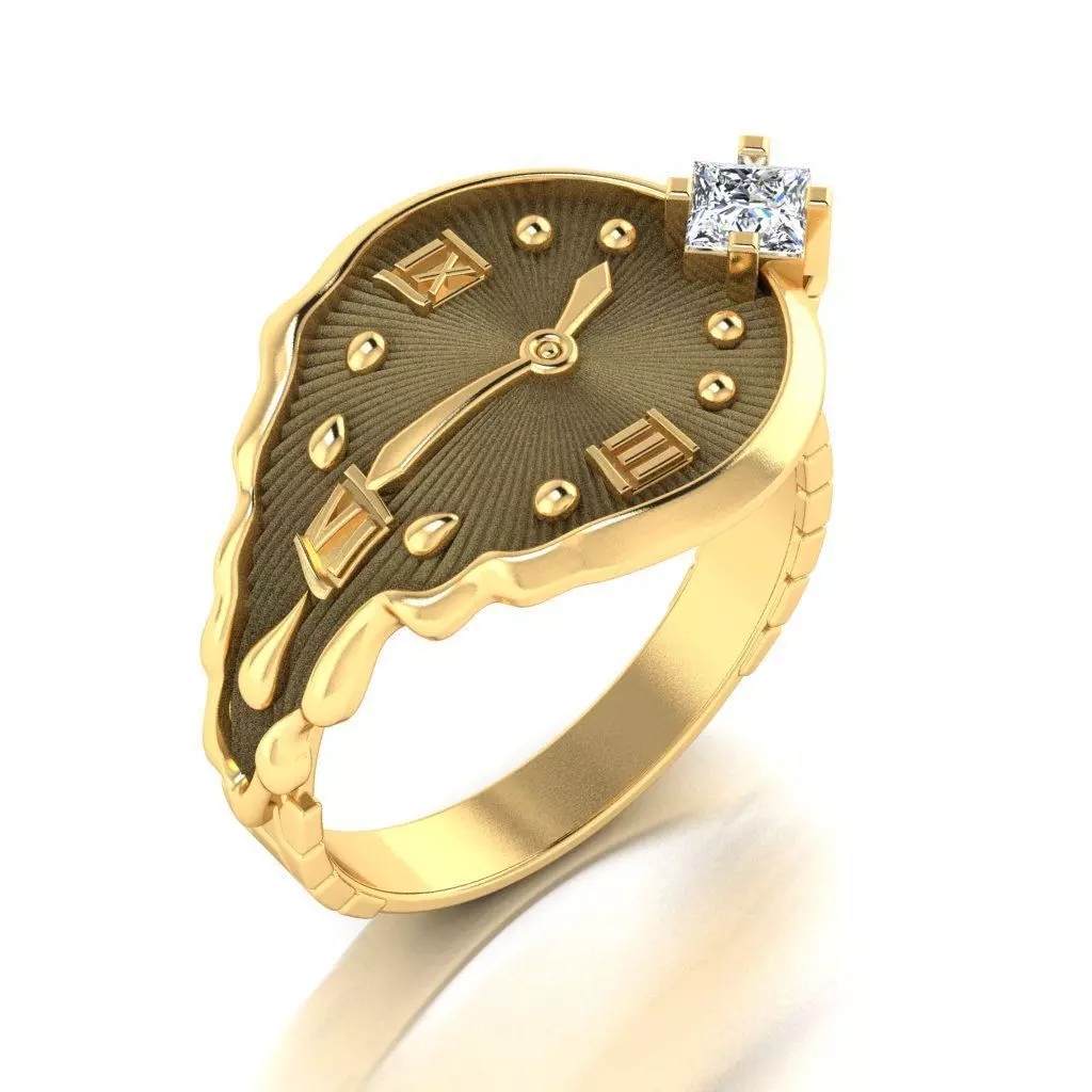 Ring Soft watch 3D print model_0
