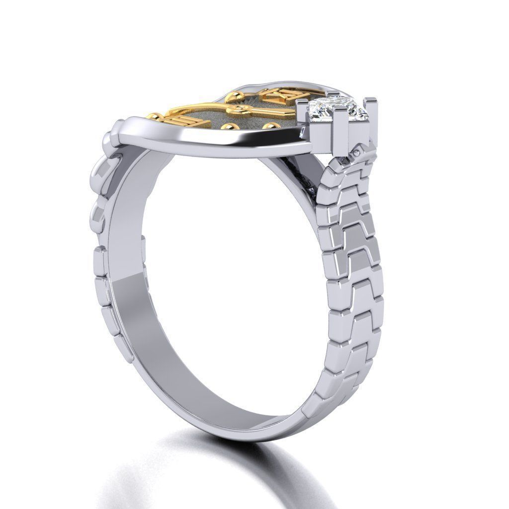 Ring Soft watch 3D print model_10
