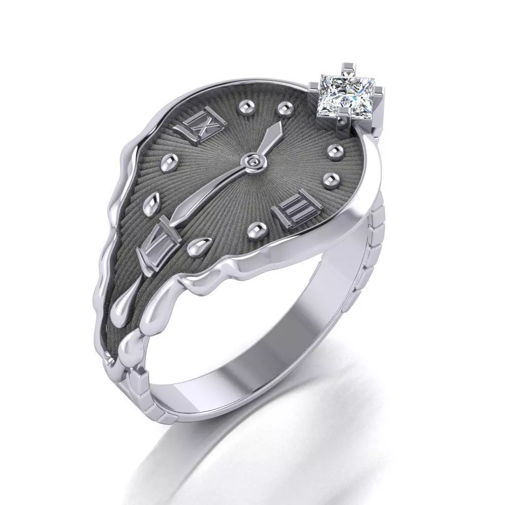 Ring Soft watch 3D print model_3