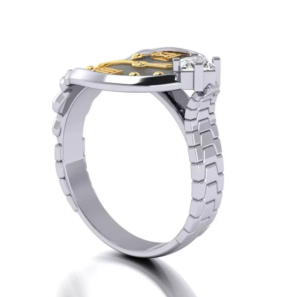 Ring Soft watch 3D print model_1
