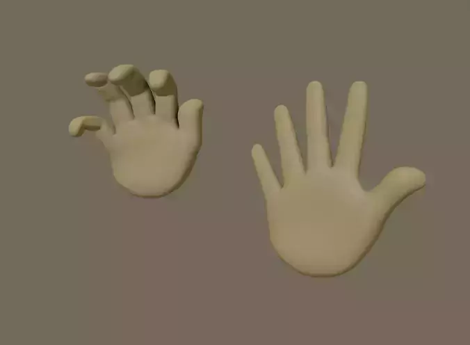 Hand model 3D model