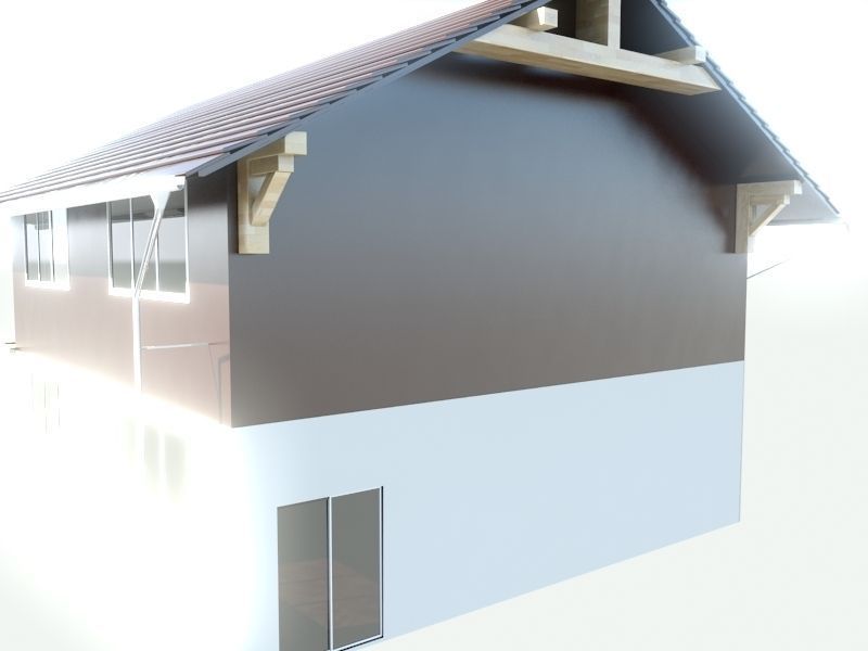 country house 3D model_1