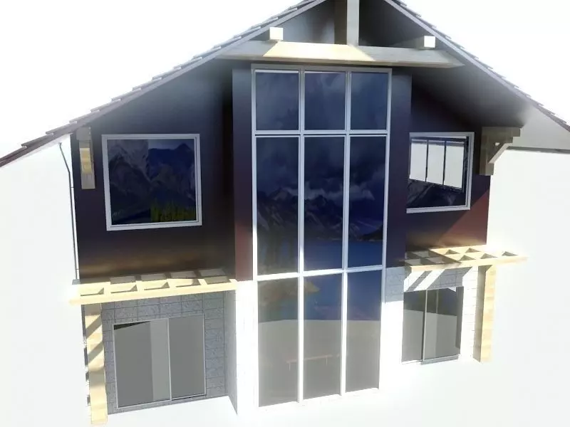 country house 3D model_0