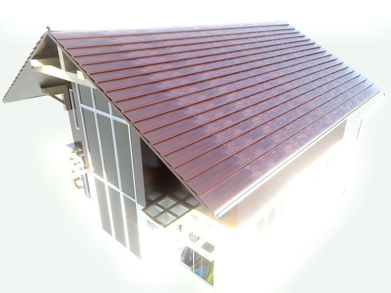 country house 3D model_3