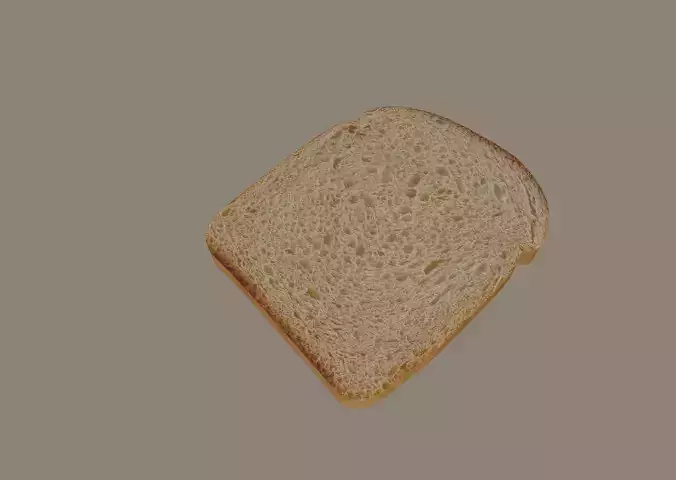 Bread Slice 3D model