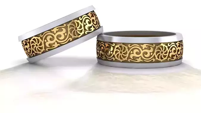 Ring with patterns