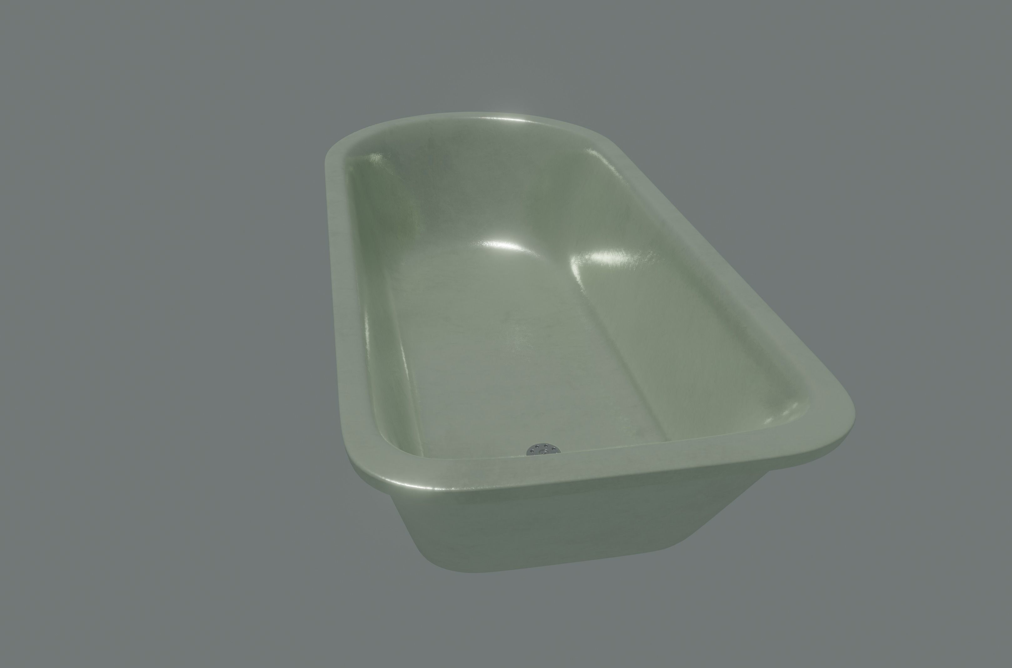 Bath Tub 3D model_2