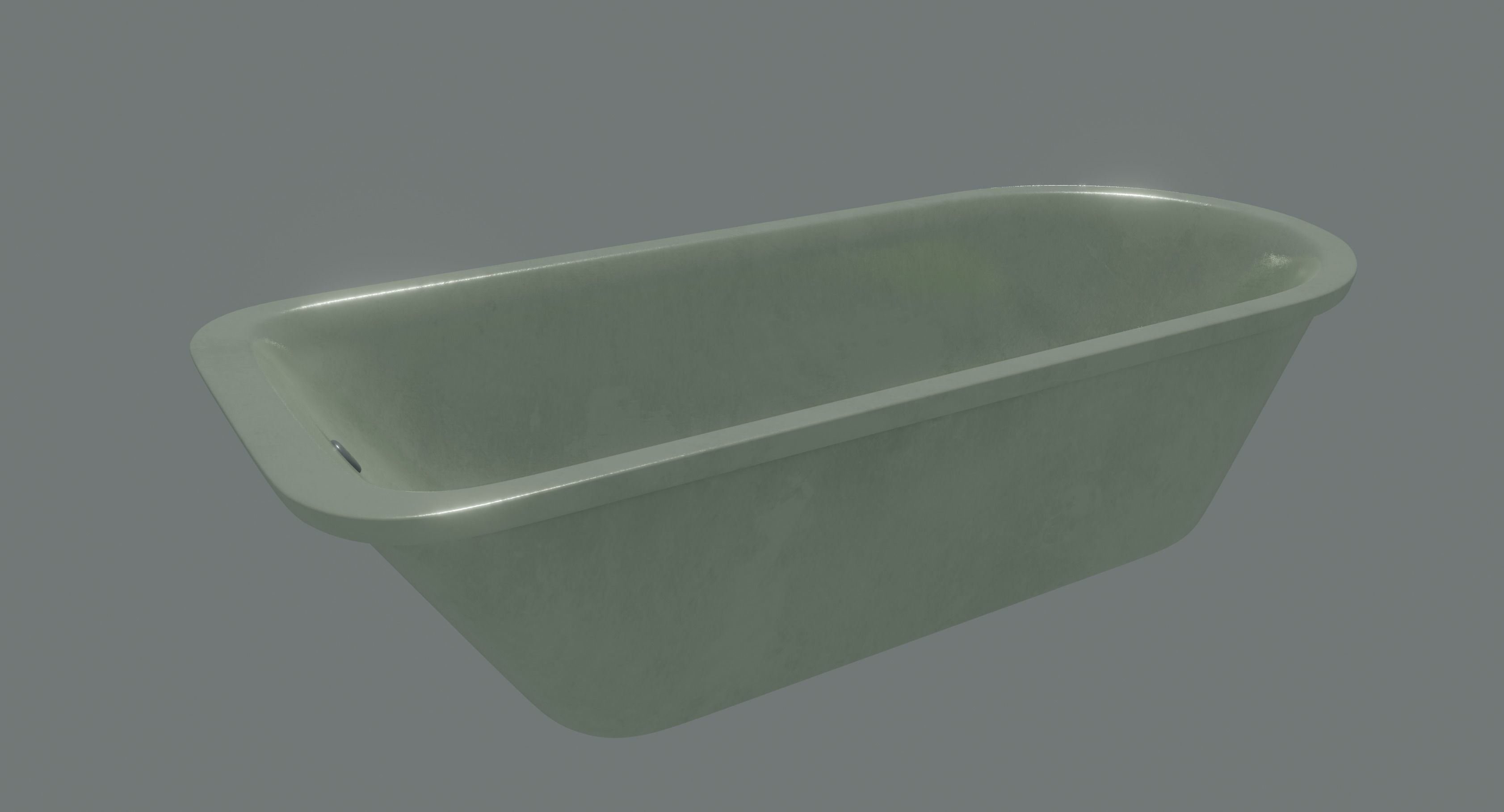 Bath Tub 3D model_3