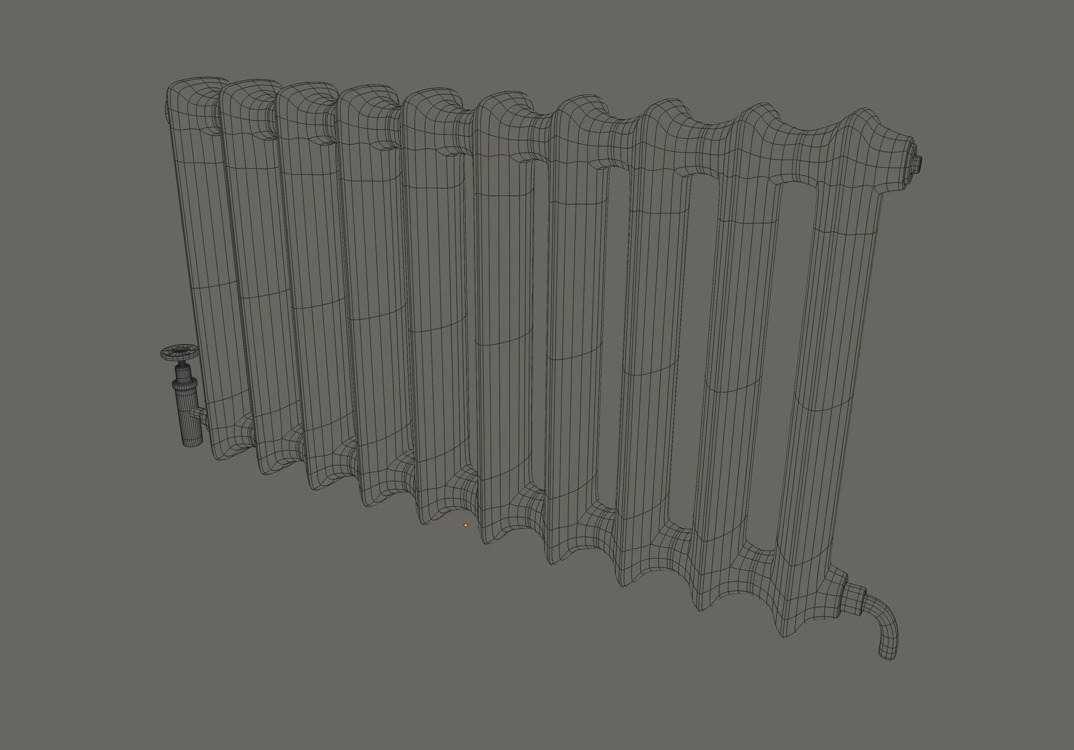 Old Radiator 3D model_13