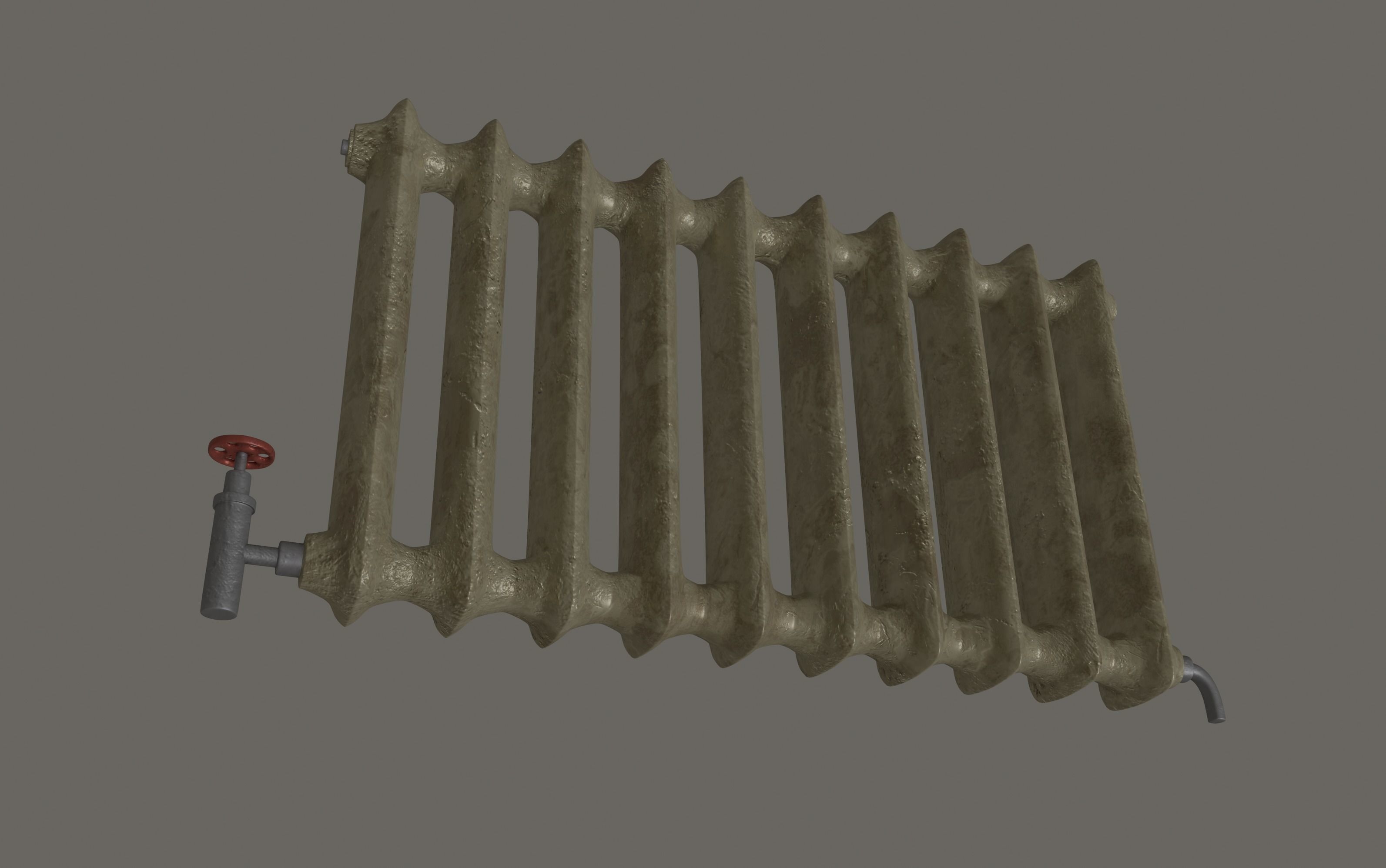 Old Radiator 3D model_2