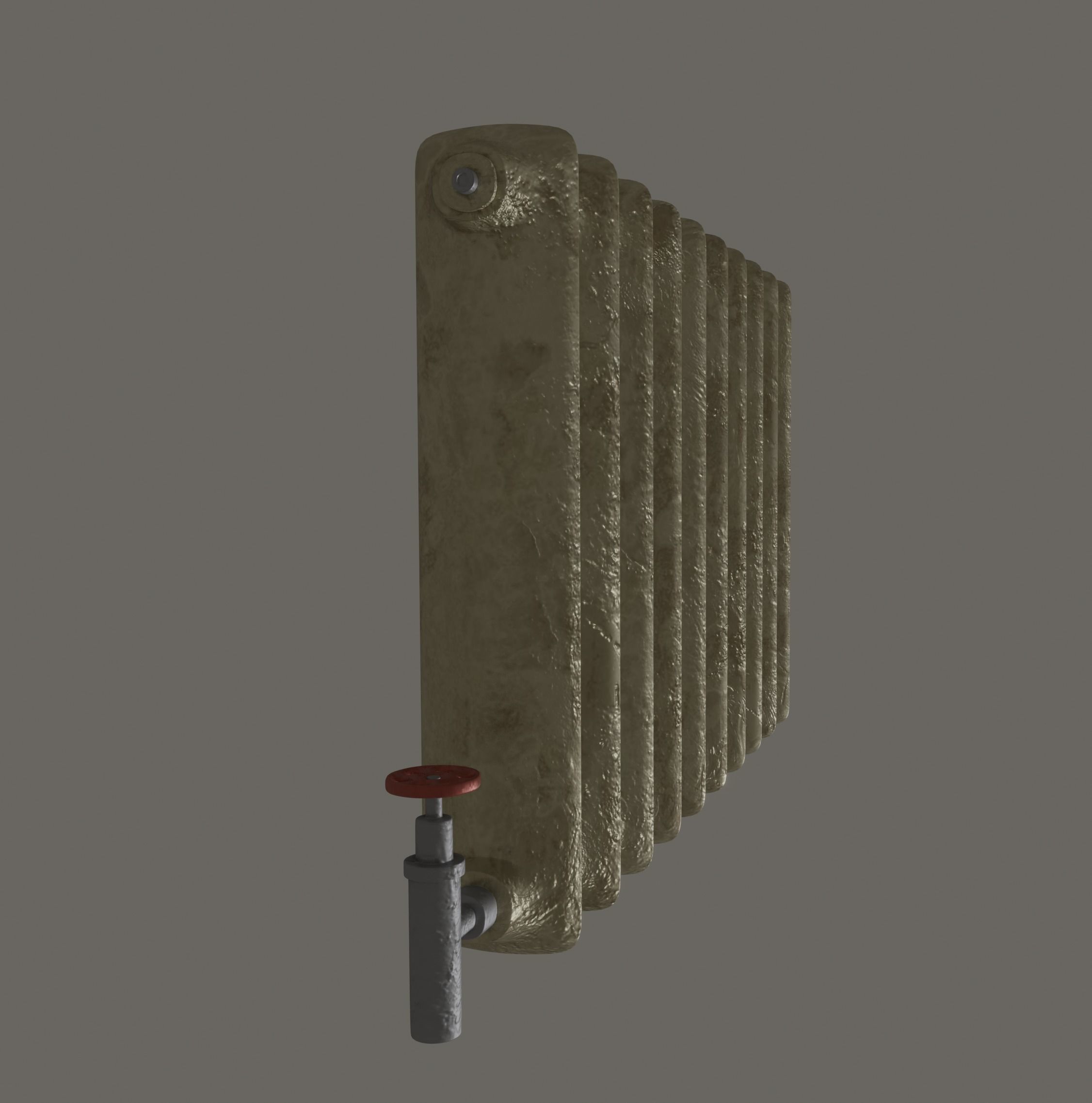 Old Radiator 3D model_7