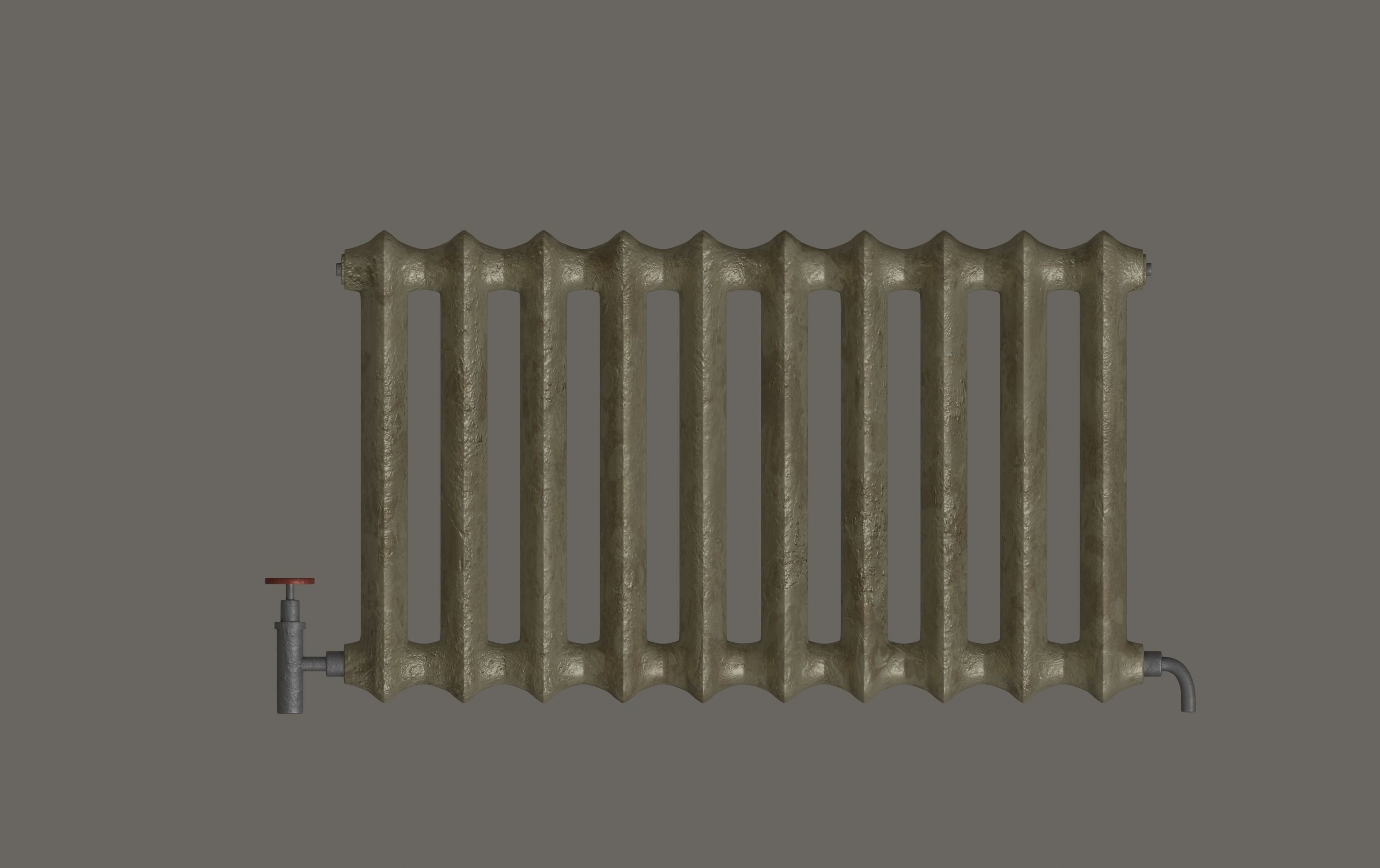 Old Radiator 3D model_1