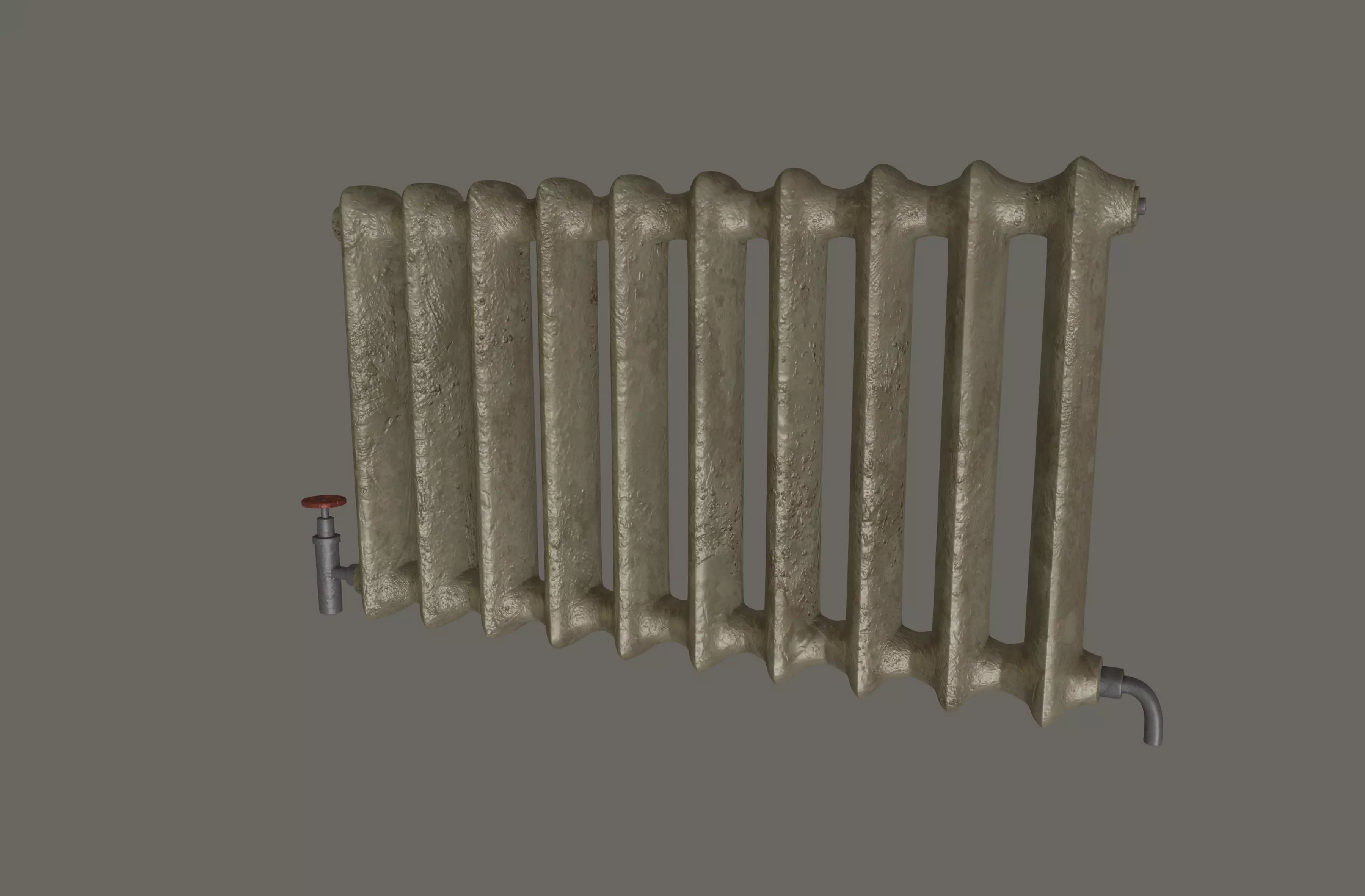 Old Radiator 3D model_0