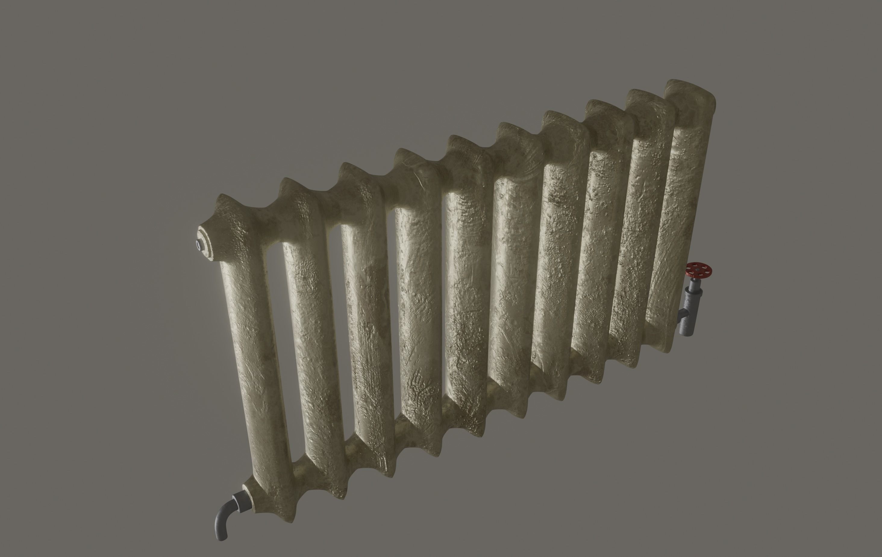 Old Radiator 3D model_6