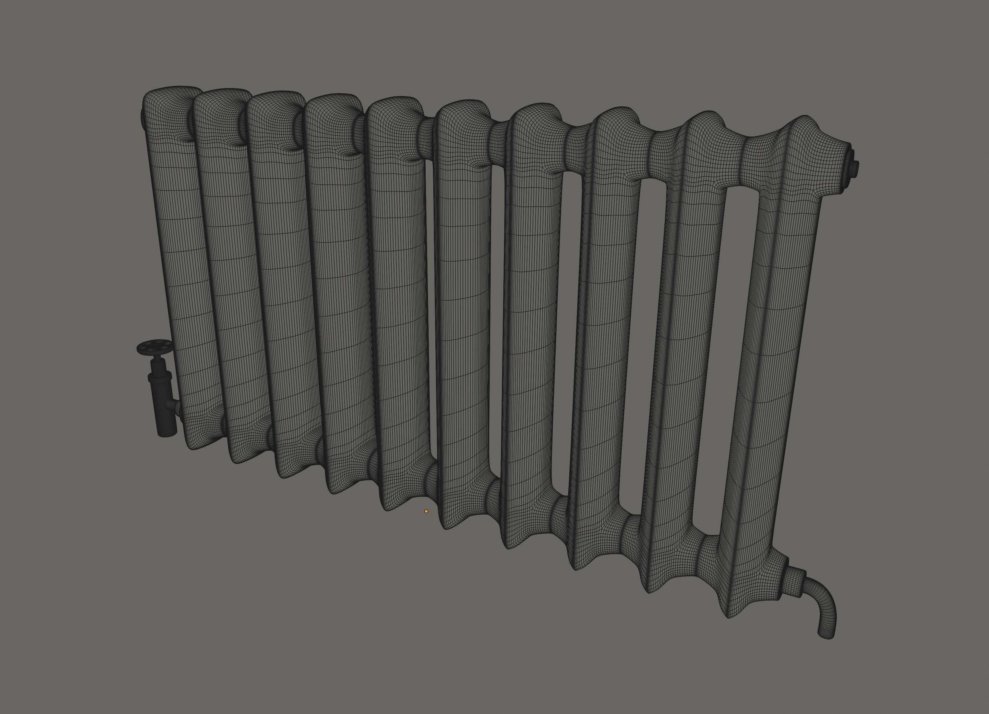 Old Radiator 3D model_14