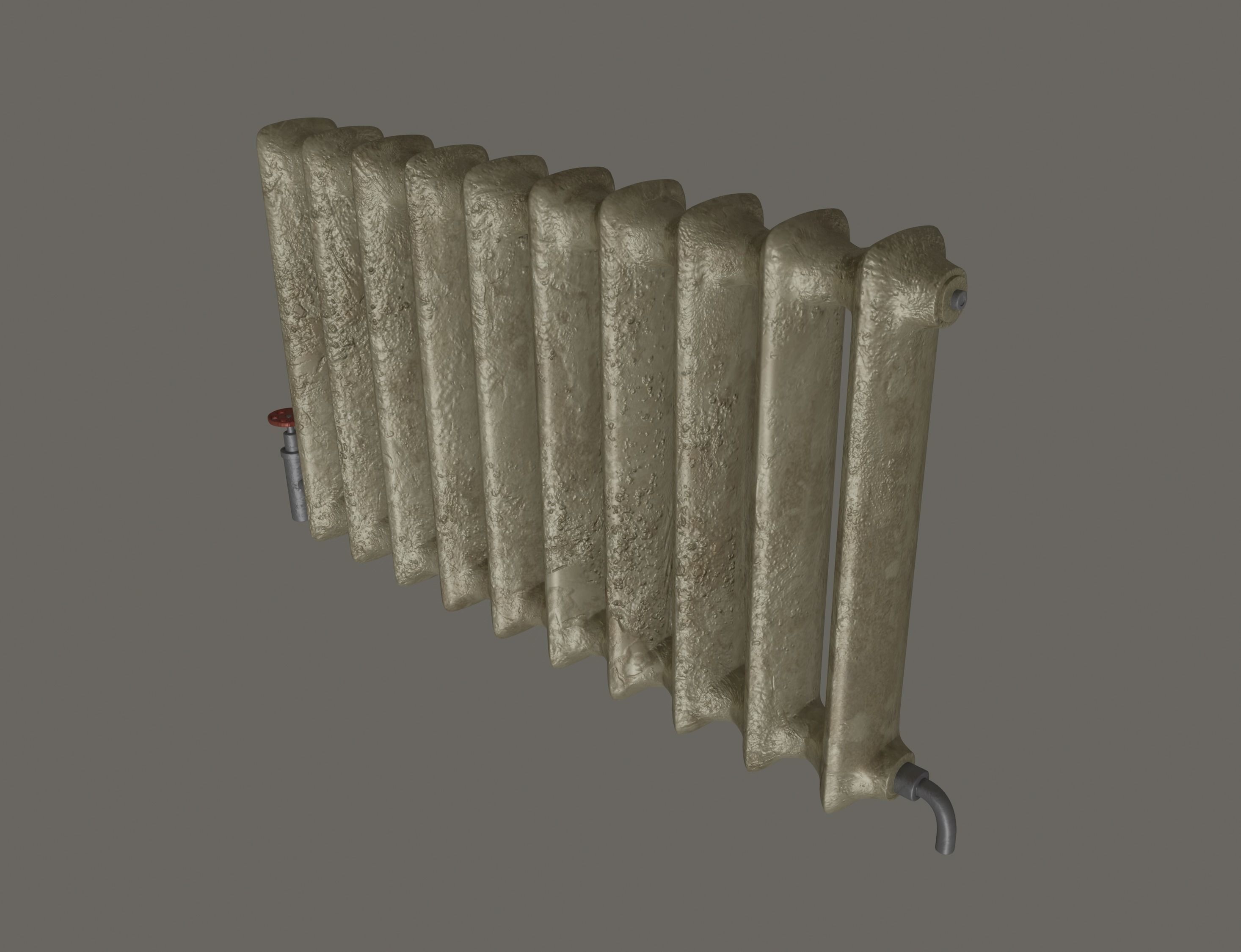 Old Radiator 3D model_4