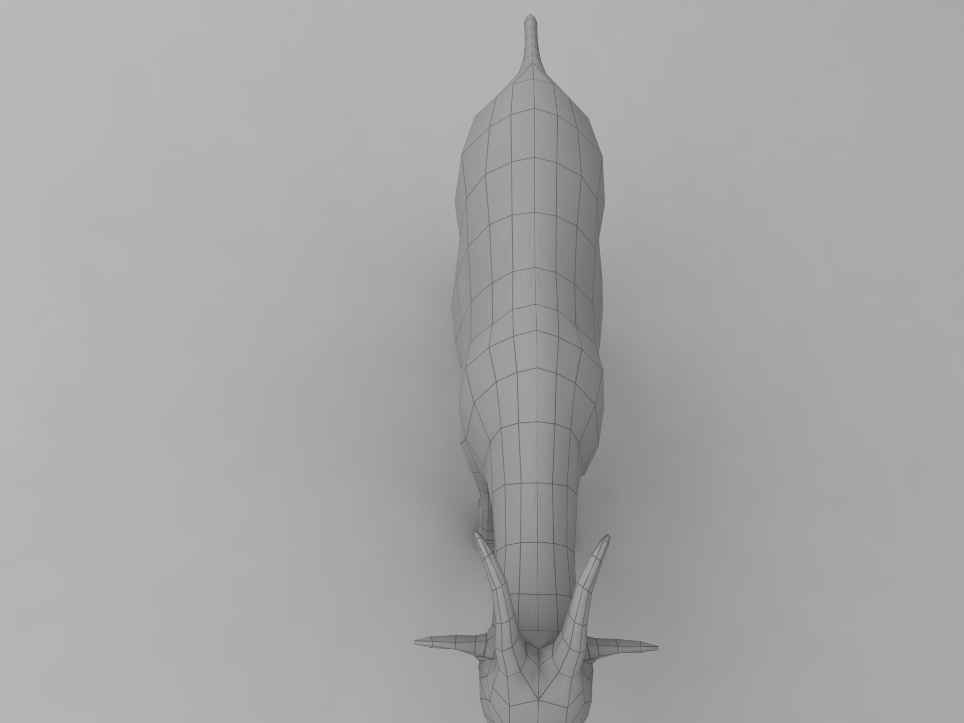 Red Goat Rigged  Low-poly 3D model_22