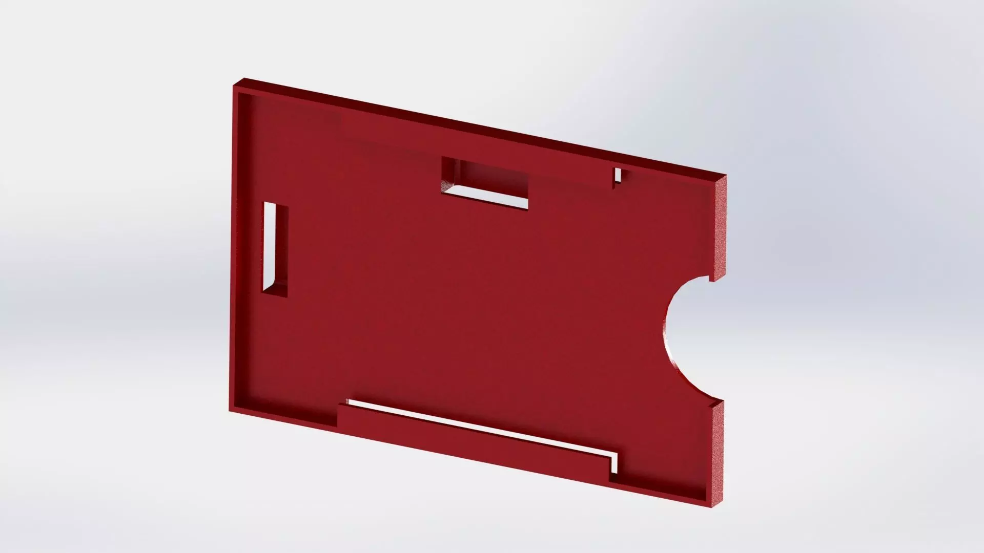 ID Card Holder 3D print model_0