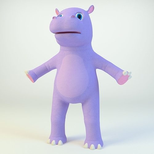 Hippo 3D model 3D model