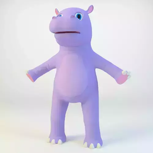 Hippo 3D model