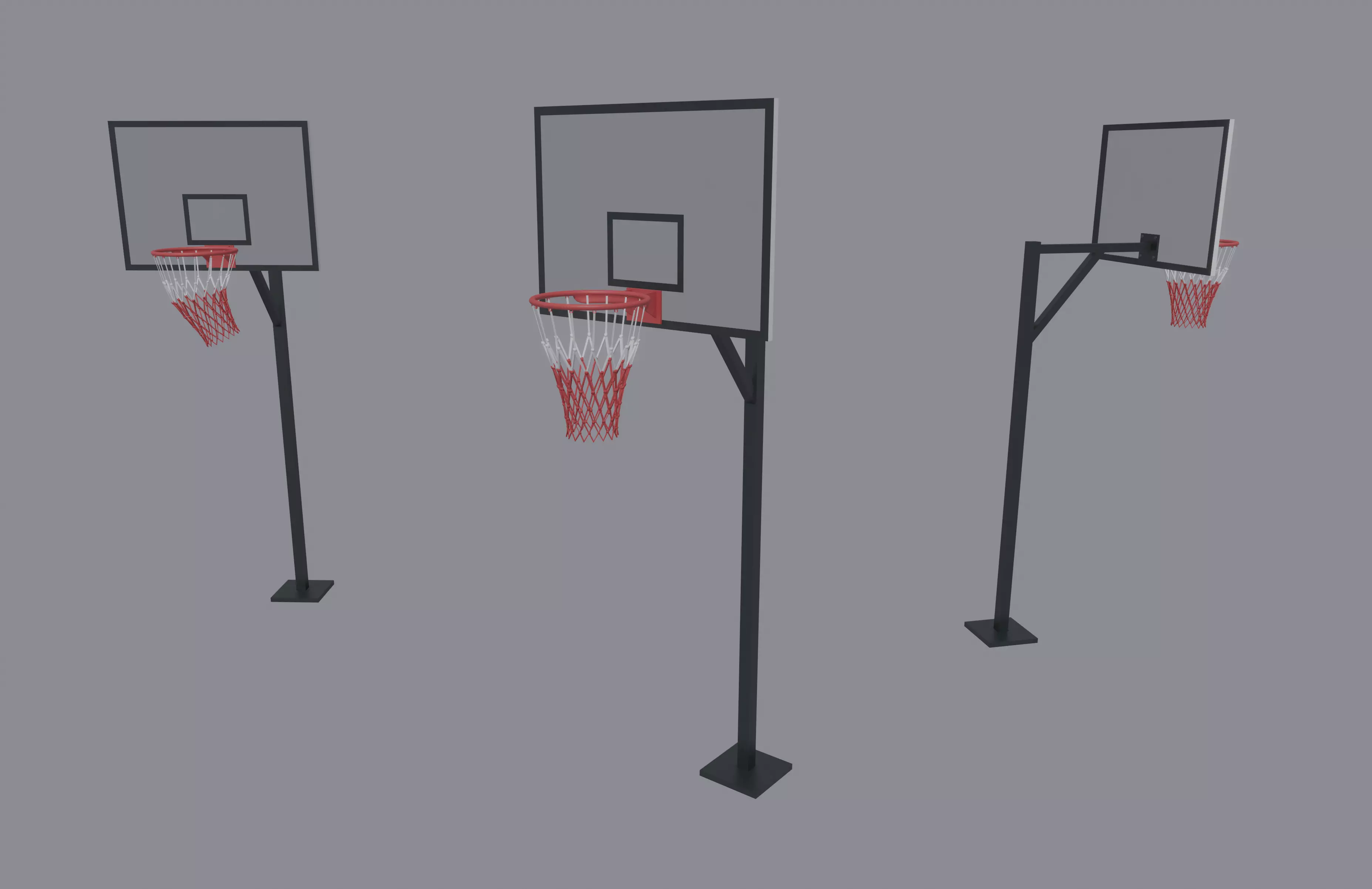 Basketball Backboard 3D model