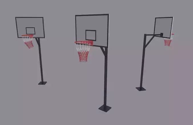 Basketball Backboard 3D model
