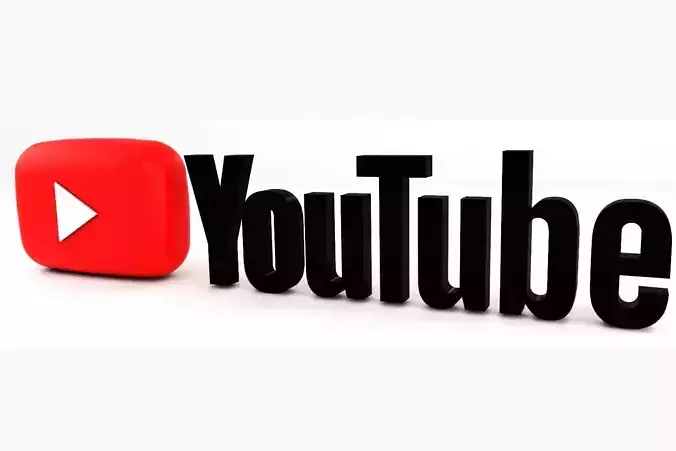 Youtube Logo 3D