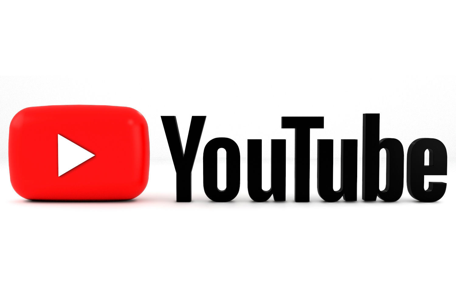 Youtube Logo 3D 3D model_1