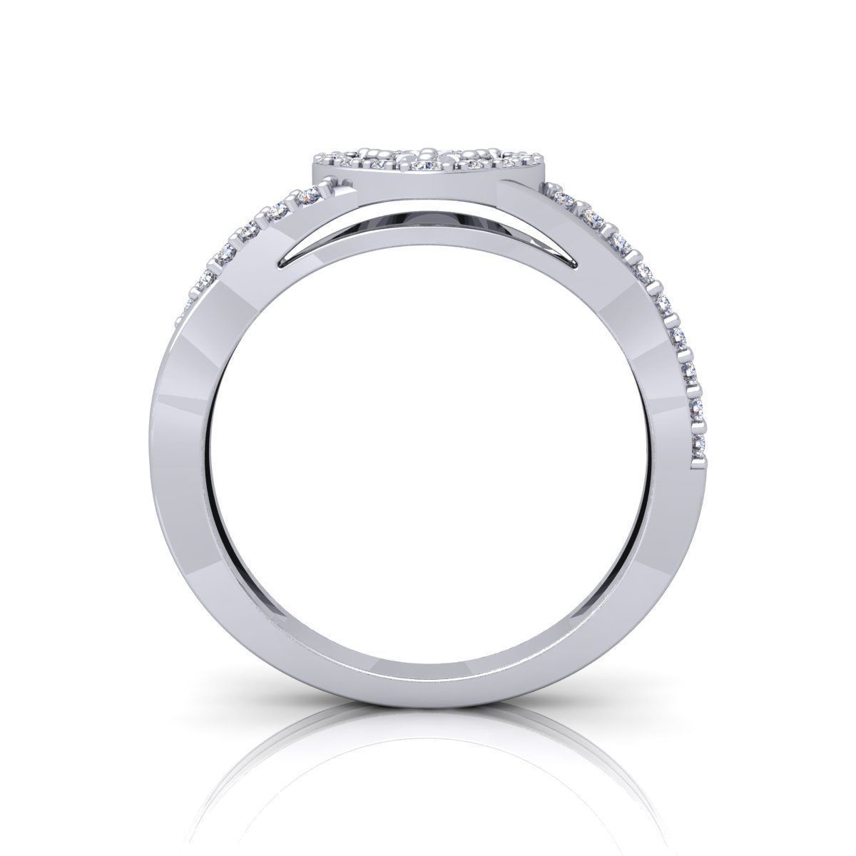 Heart Ring 3D print model_6