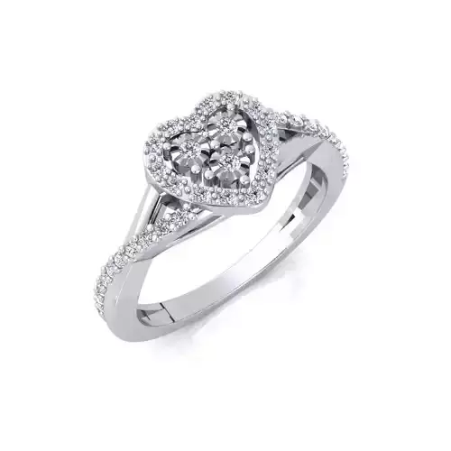 Heart Ring  3D print model