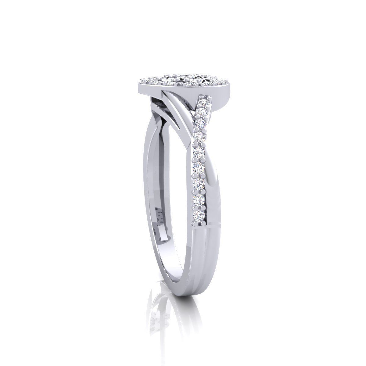 Heart Ring 3D print model_7