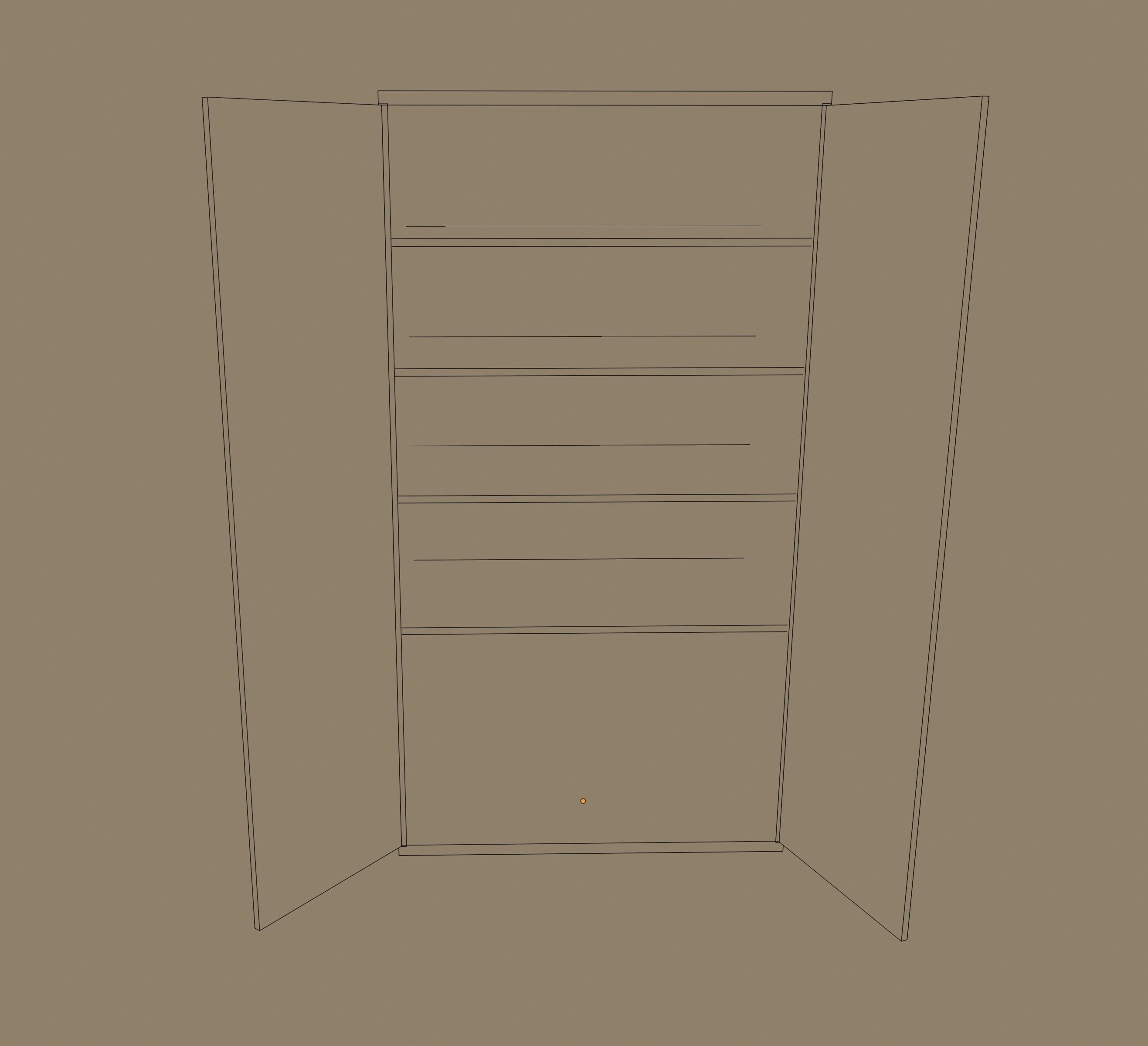 Cupboard 3D model_10