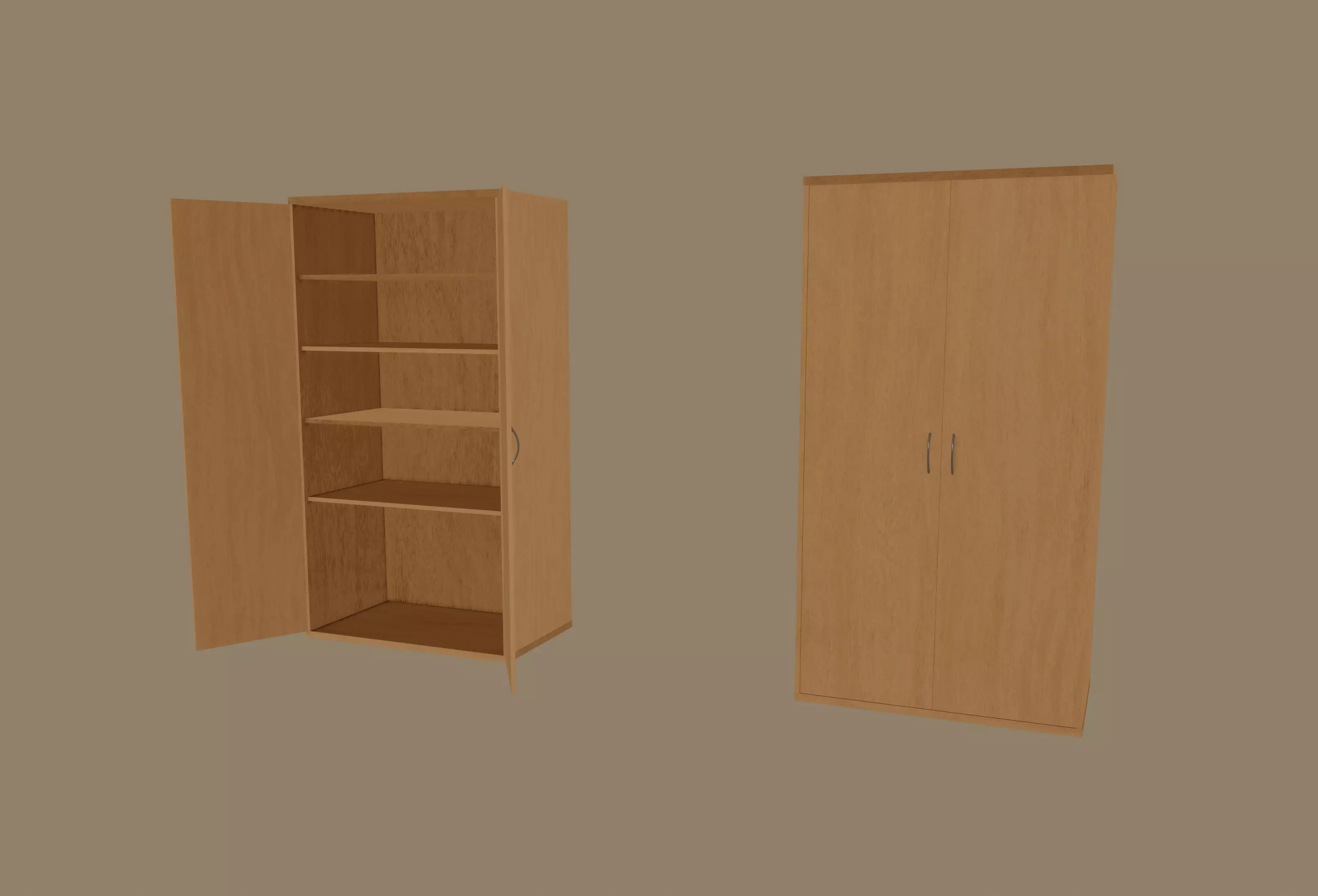 Cupboard 3D model_0
