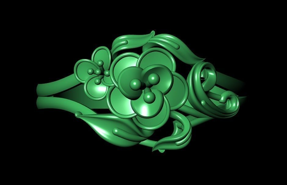 rings ring 3D print model_3